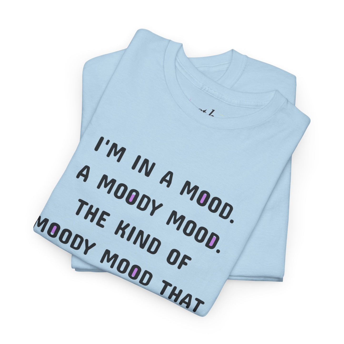 Moody Unisex Heavy Cotton Tee - Express Your Mood