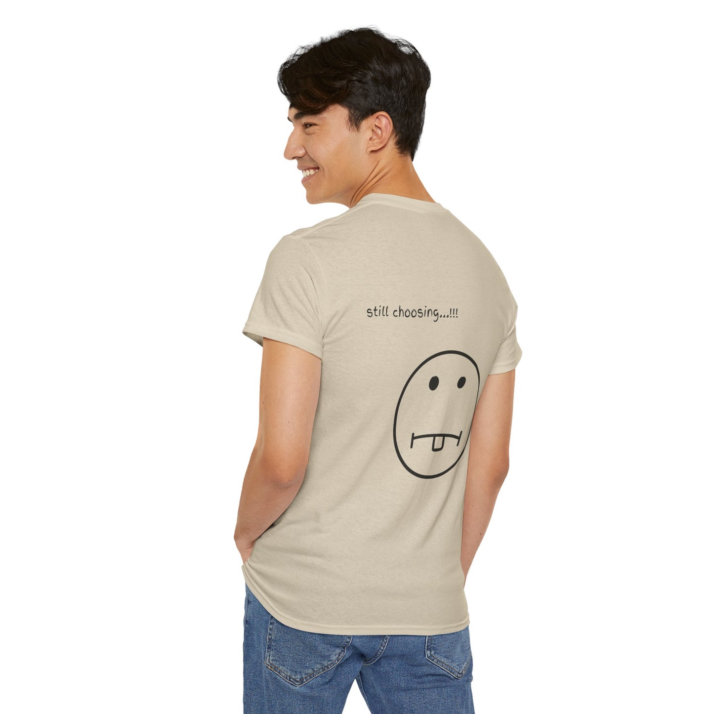 Mood Swing Unisex Heavy Cotton Tee – Perfect for Moments of Indecision!