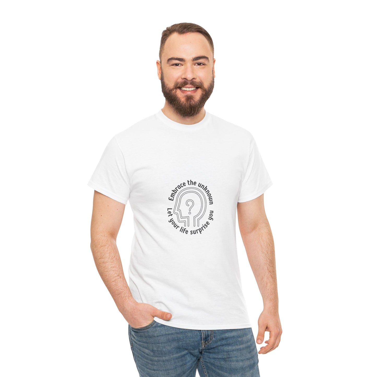 Embrace the Unknown Unisex Heavy Cotton Tee