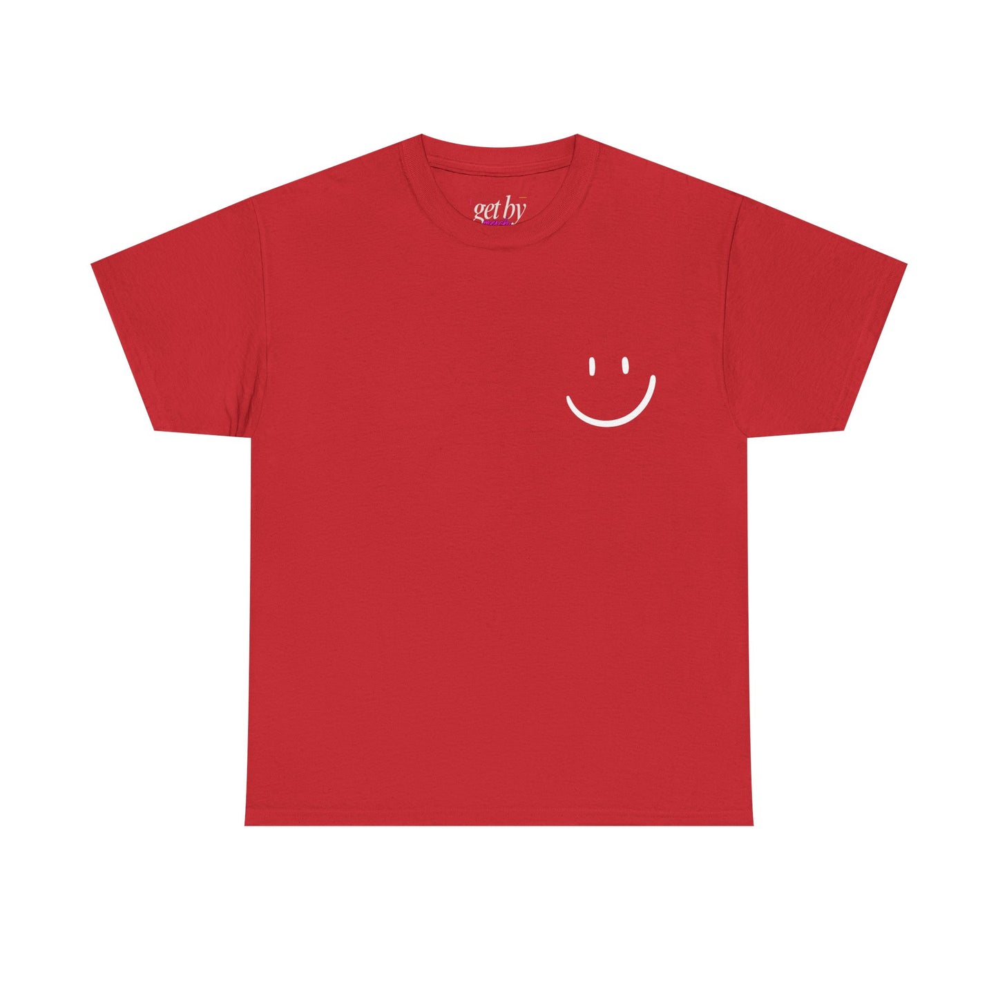Unisex Heavy Cotton Tee - Smiley Face & Heartfelt Quote T-Shirt