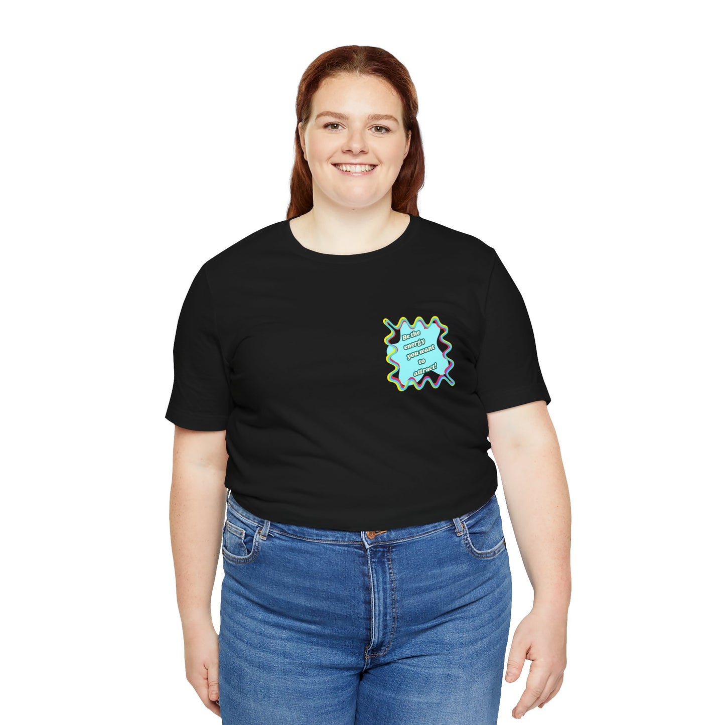 Colorful Graphic Unisex Jersey Tee – Be the energy!