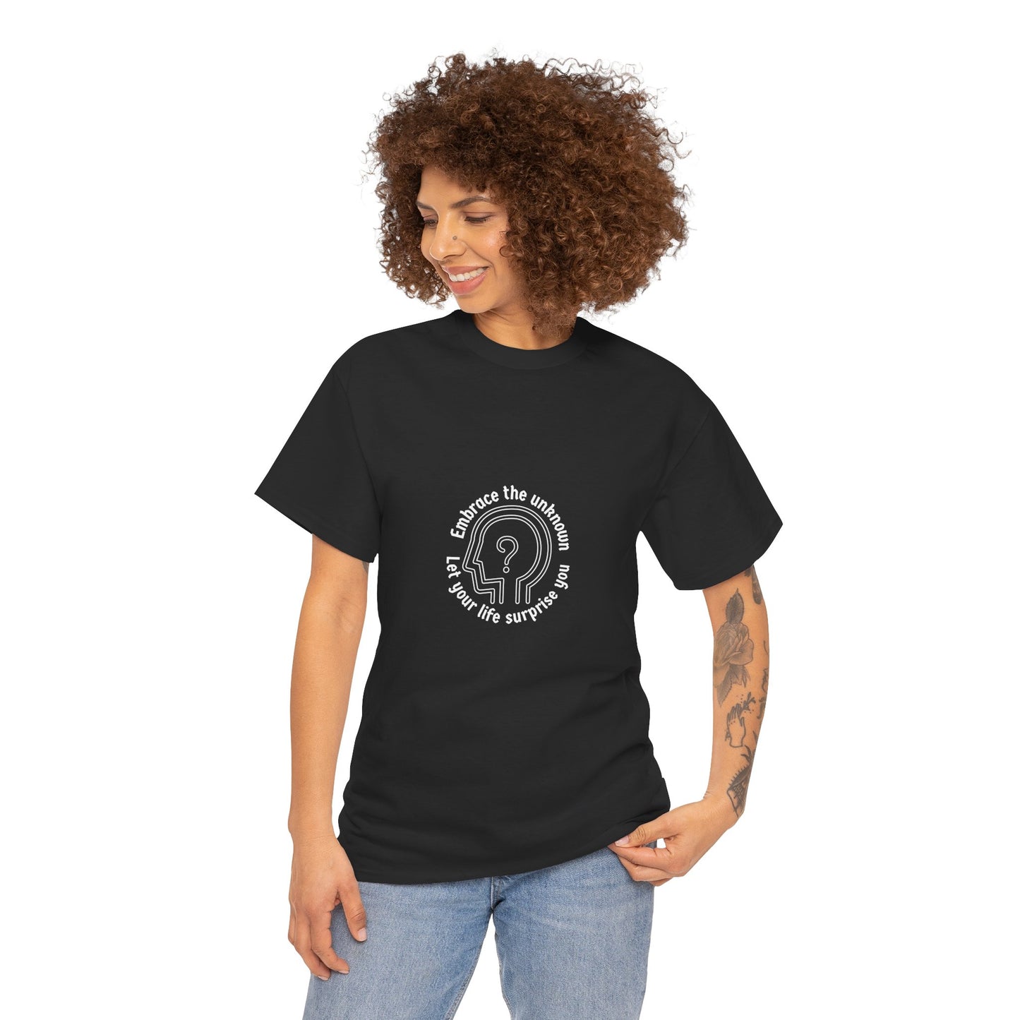 Embrace the Unknown Unisex Heavy Cotton Tee