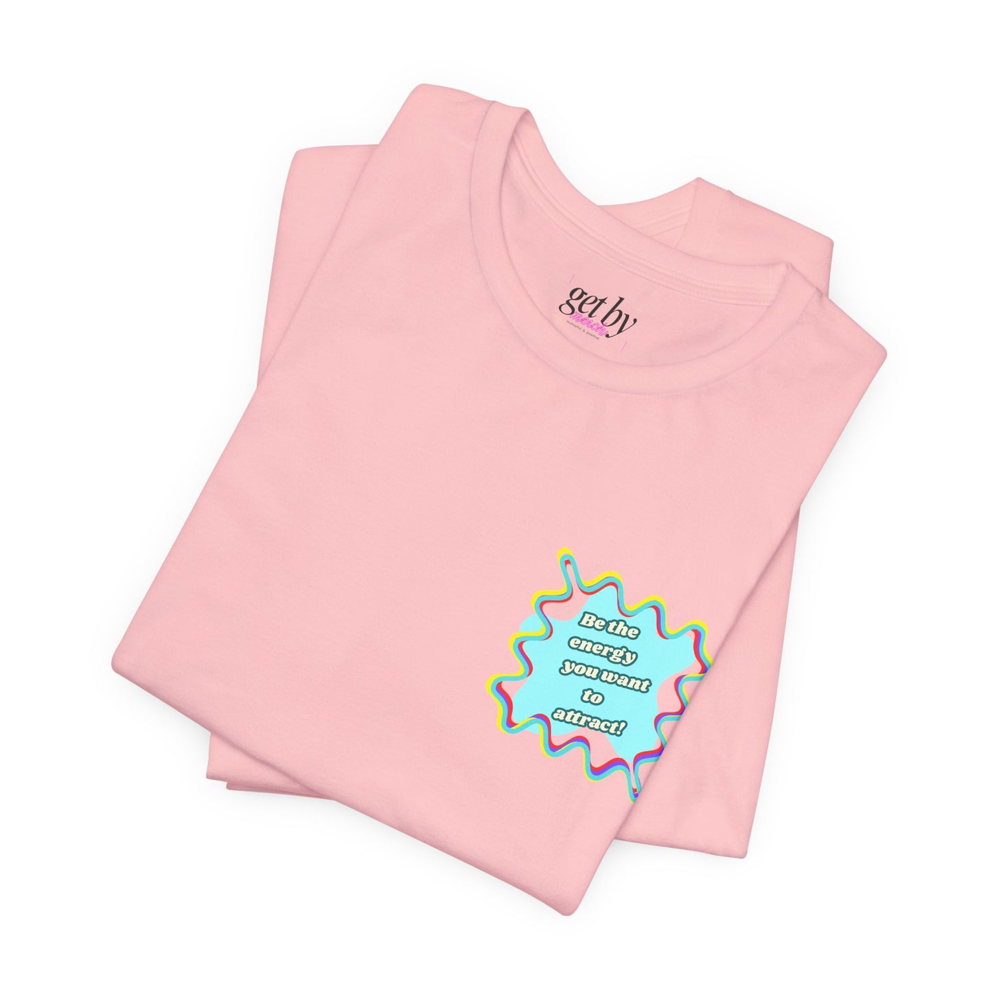 Colorful Graphic Unisex Jersey Tee – Be the energy!