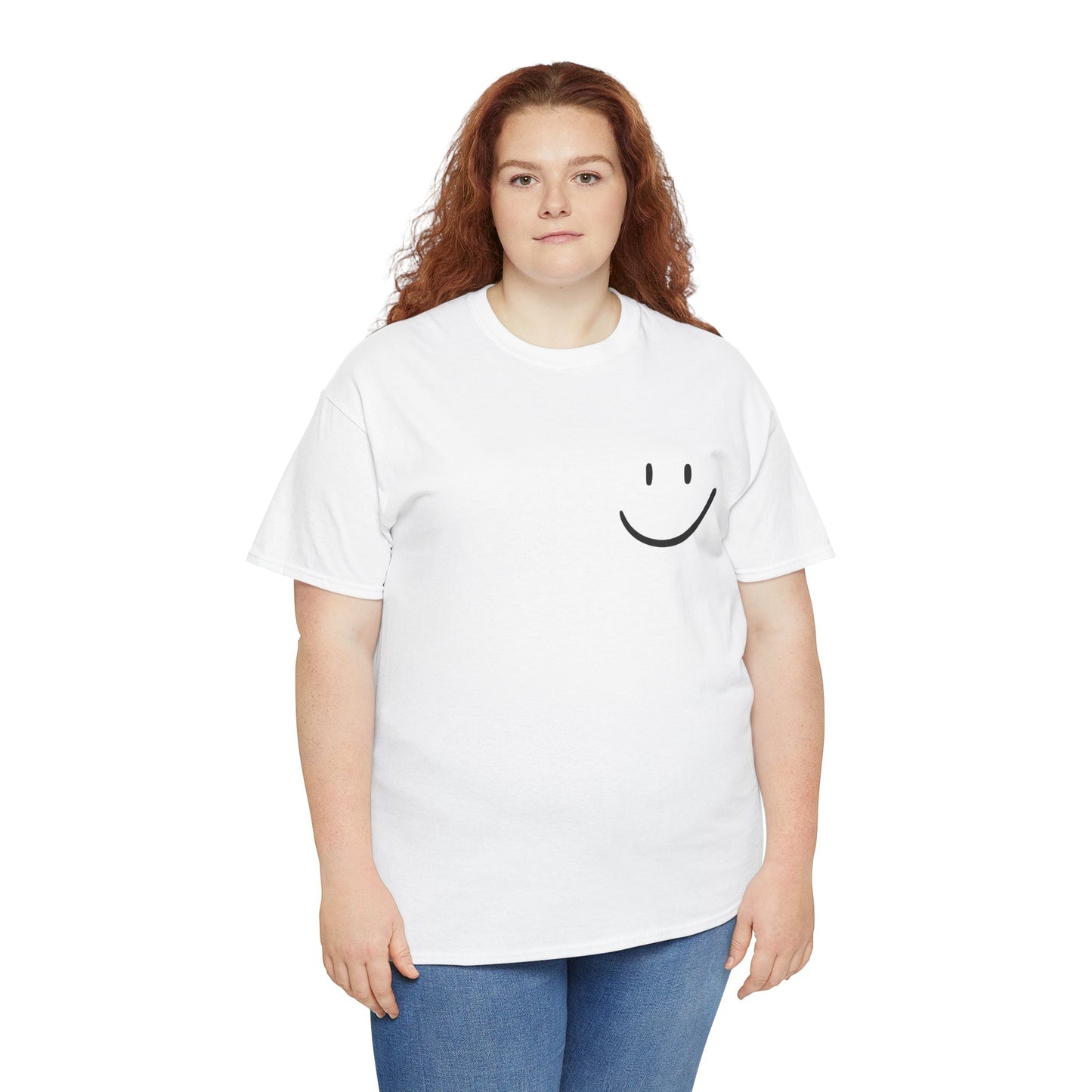 Feel-Good Unisex Heavy Cotton Tee - "I'm Not Blocking the View, I Am the View"