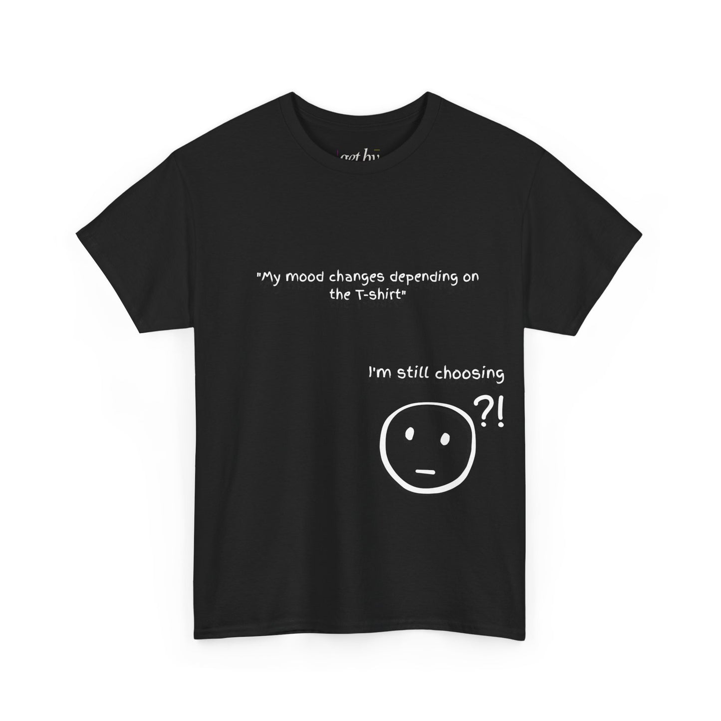 Mood Swing Unisex Heavy Cotton Tee – Perfect for Moments of Indecision!