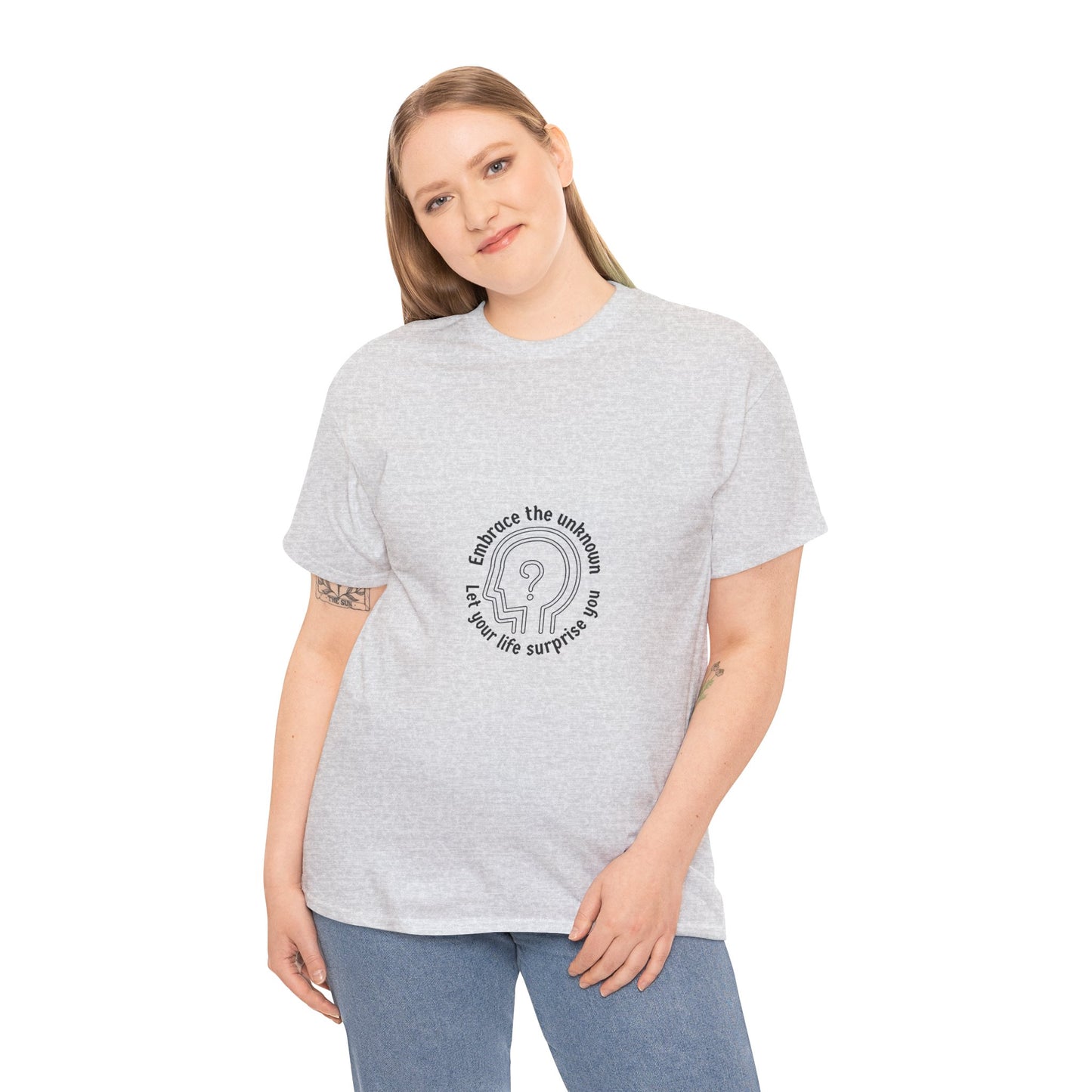 Embrace the Unknown Unisex Heavy Cotton Tee