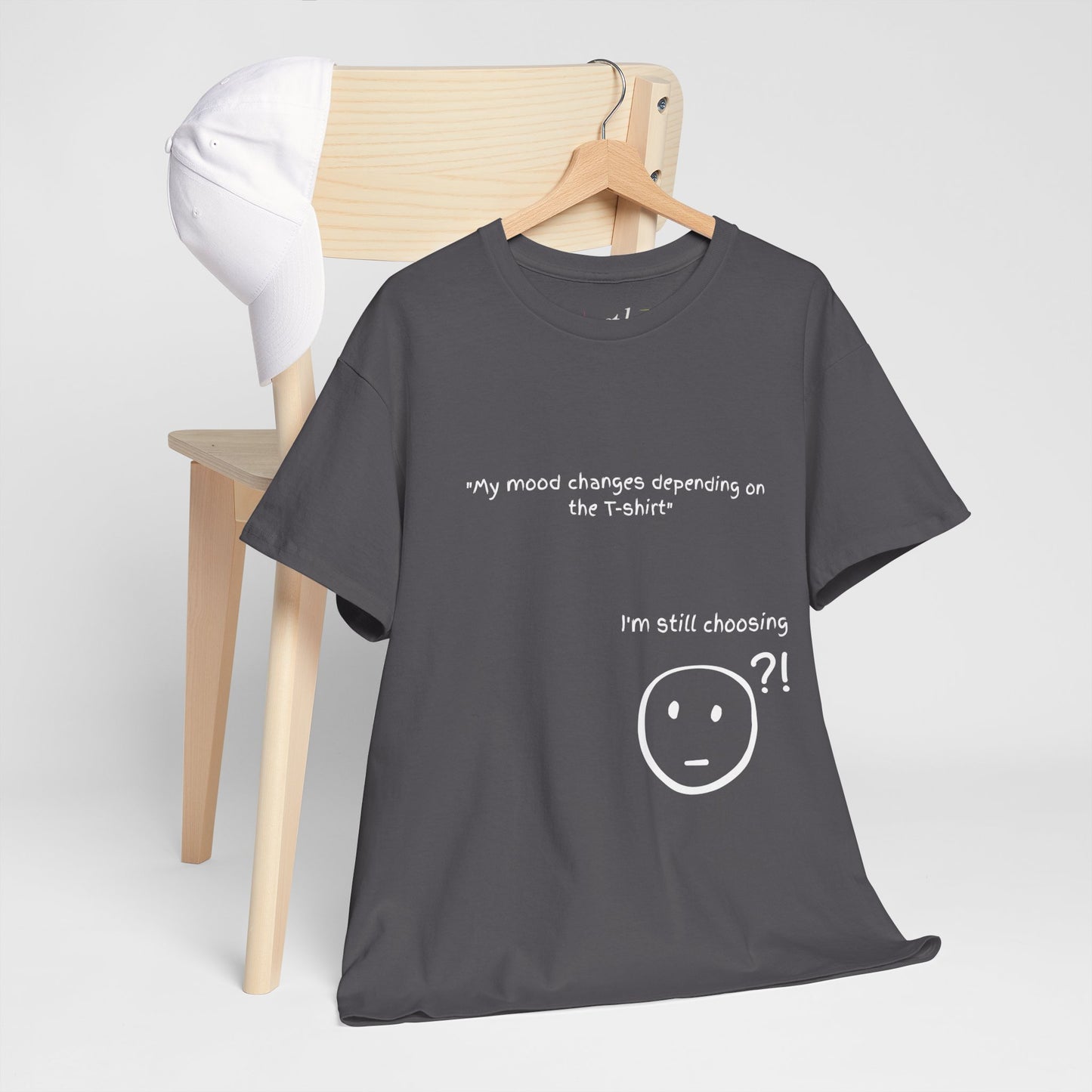 Mood Swing Unisex Heavy Cotton Tee – Perfect for Moments of Indecision!