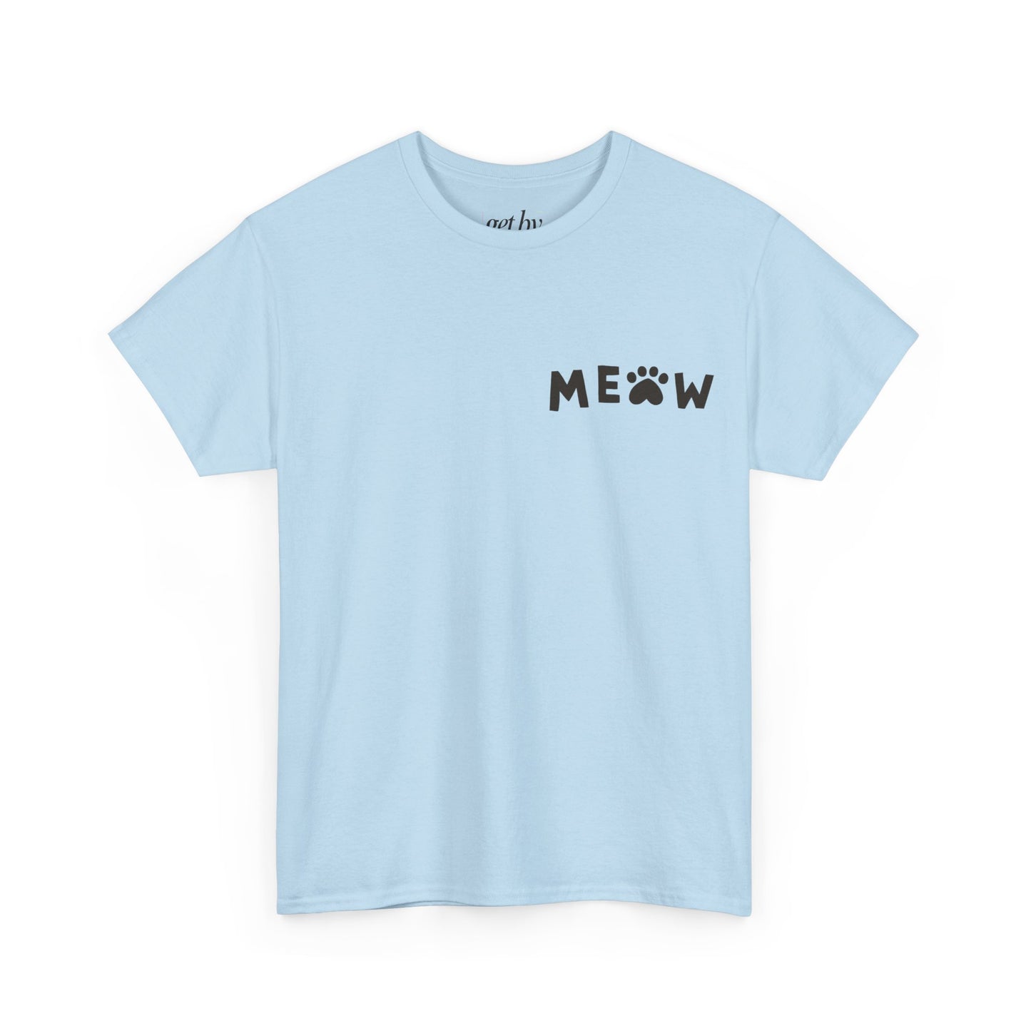 Cute Cat Lover Unisex Tee - "Meow" & "Introverted, but willing to discuss cats"