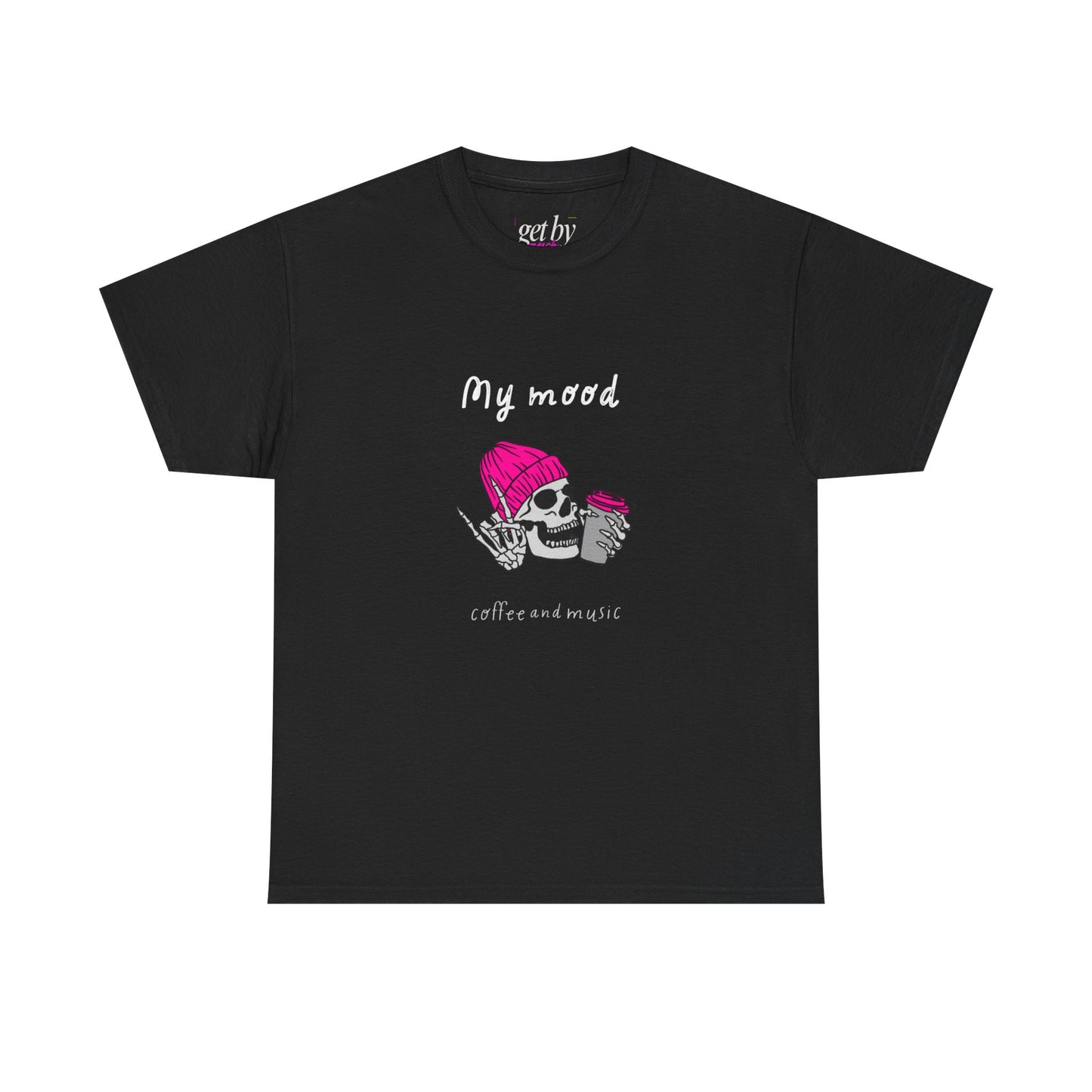 Motivational Unisex Heavy Cotton Tee - 'Get By Much'