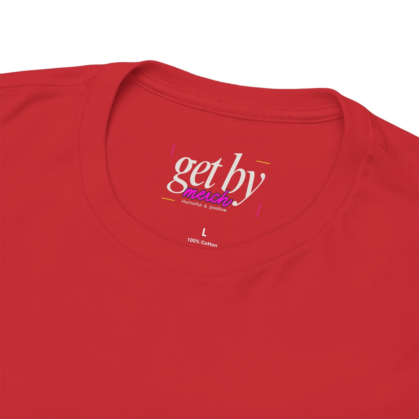 Unisex Heavy Cotton Tee - Smiley Face & Heartfelt Quote T-Shirt