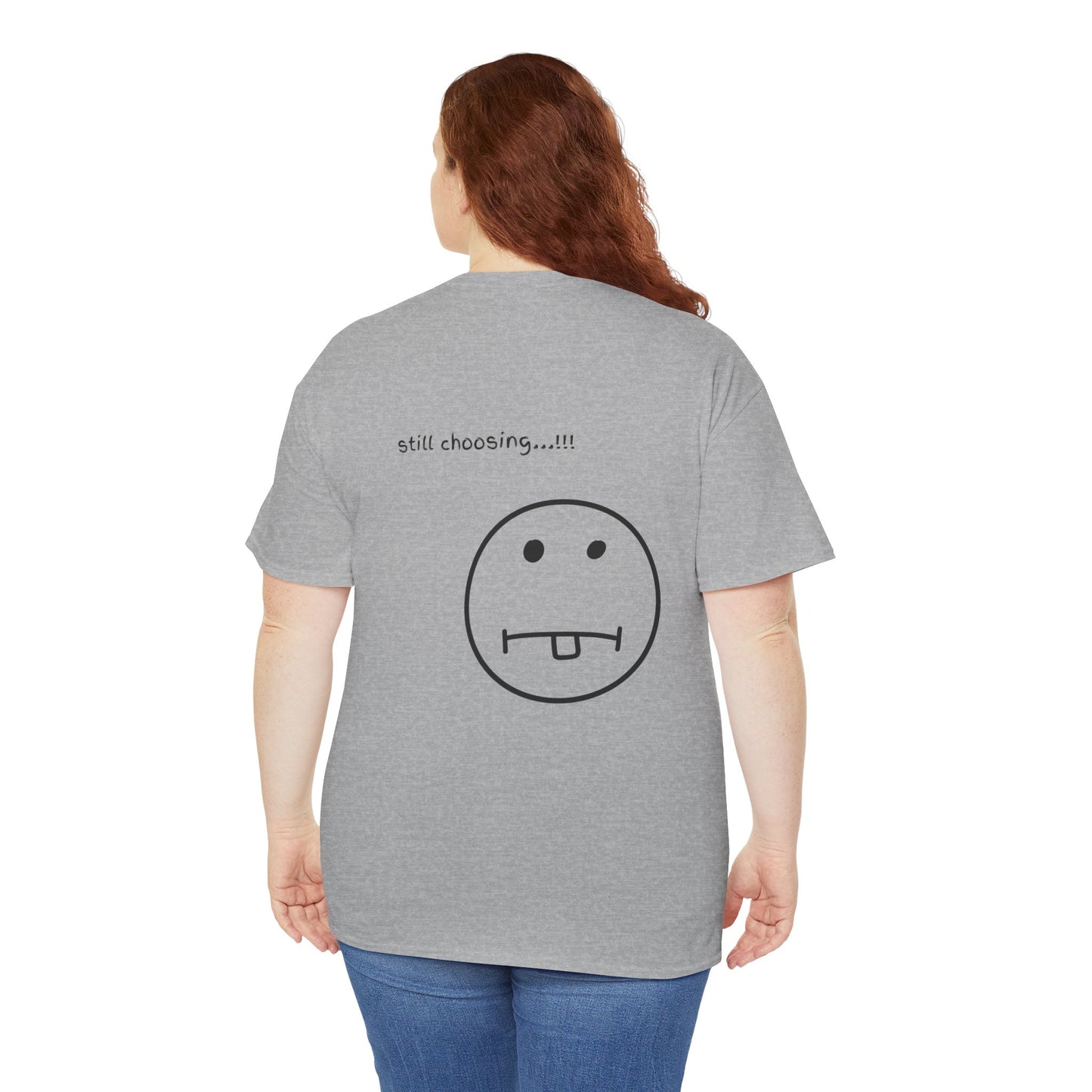 Mood Swing Unisex Heavy Cotton Tee – Perfect for Moments of Indecision!