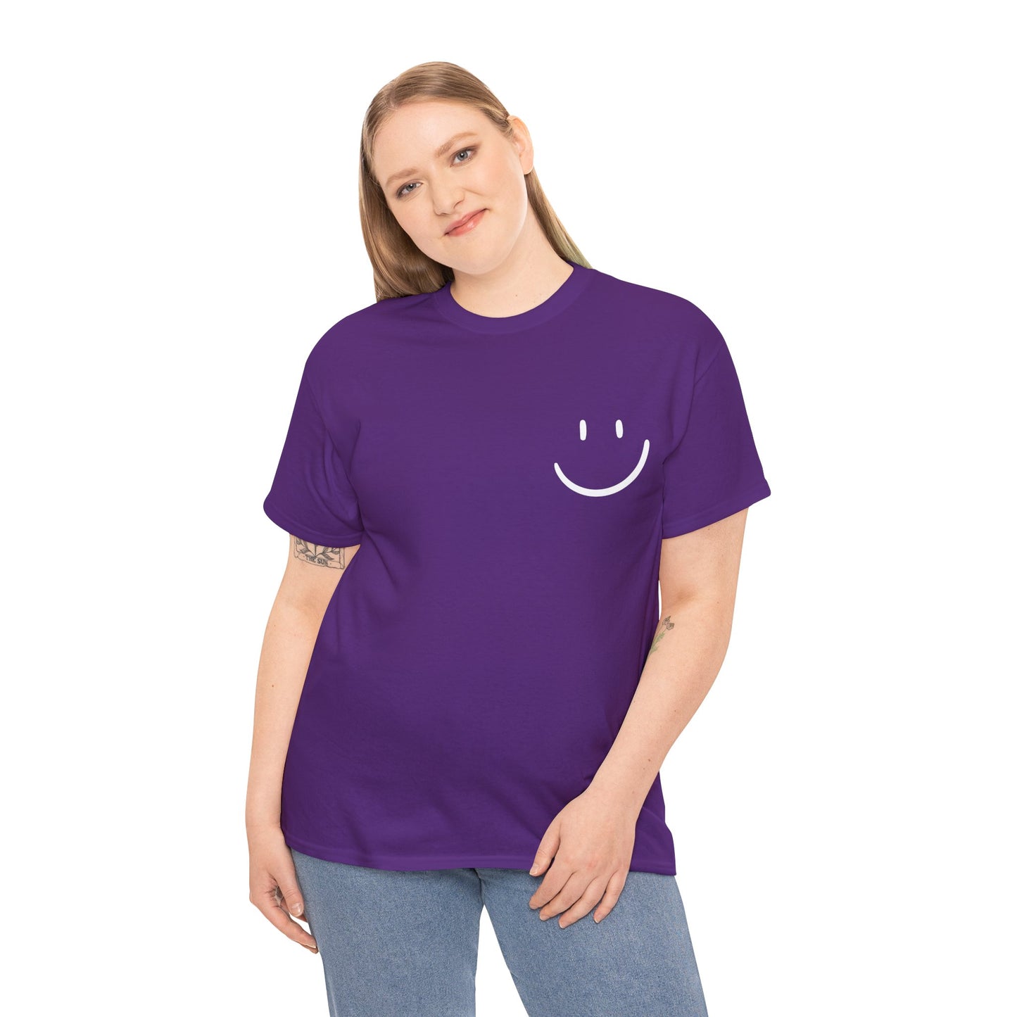 Feel-Good Unisex Heavy Cotton Tee - "I'm Not Blocking the View, I Am the View"