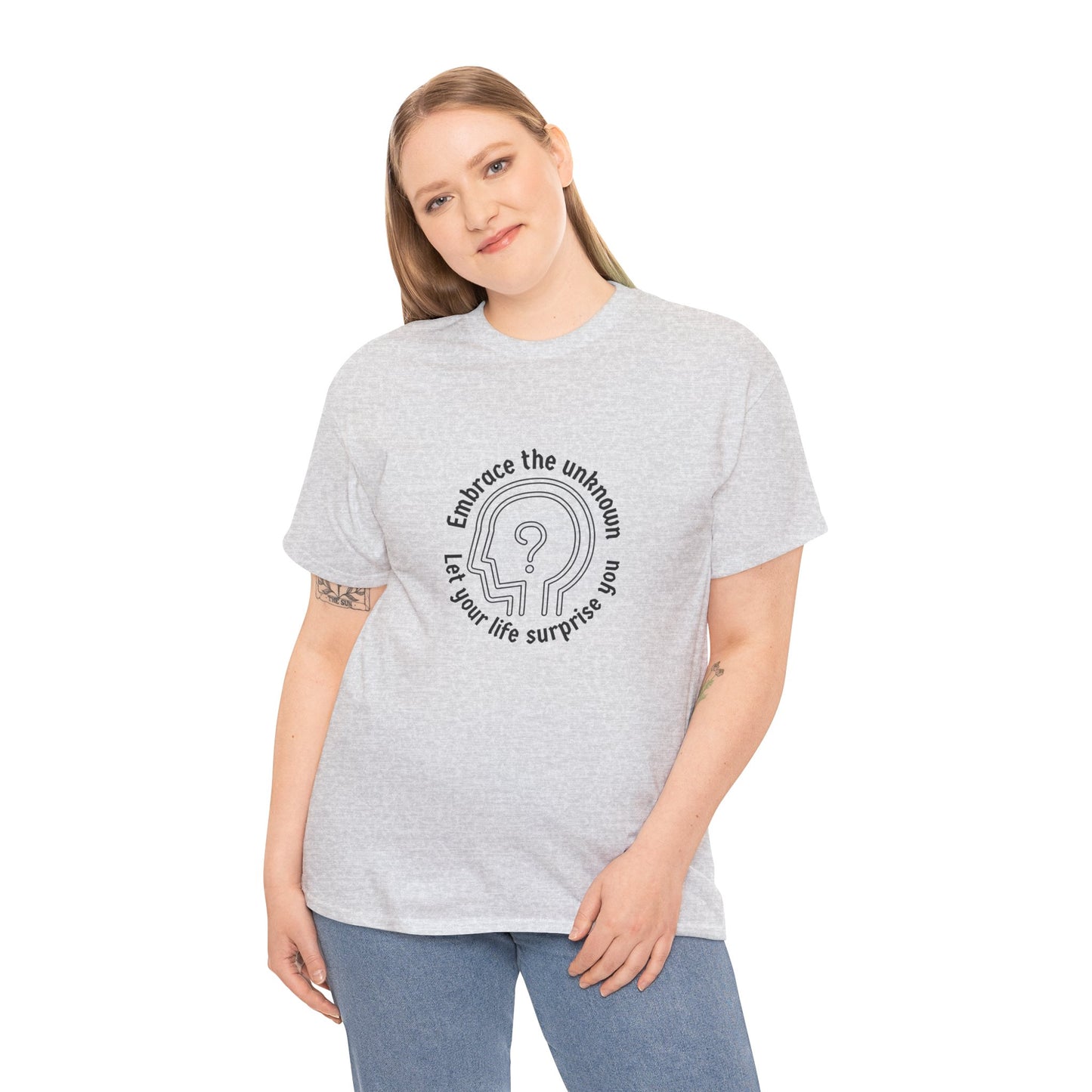Embrace the Unknown Unisex Heavy Cotton Tee