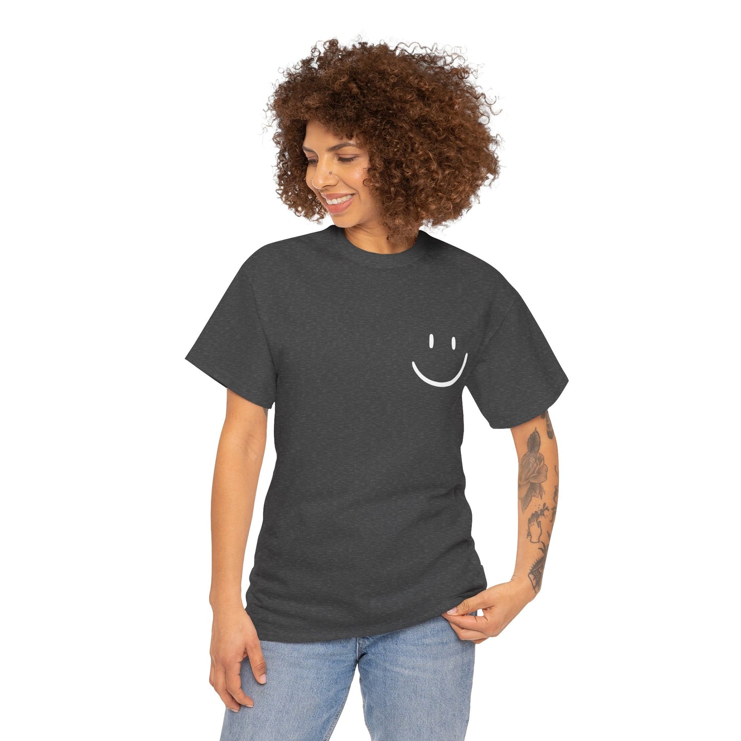 Feel-Good Unisex Heavy Cotton Tee - "I'm Not Blocking the View, I Am the View"