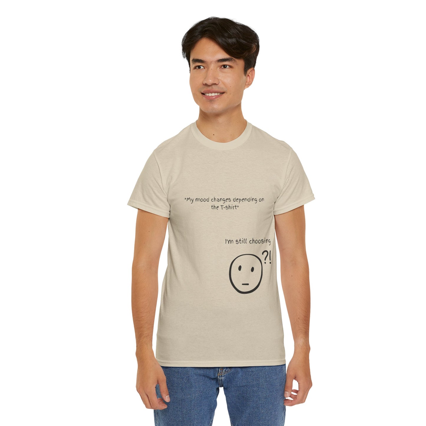 Mood Swing Unisex Heavy Cotton Tee – Perfect for Moments of Indecision!