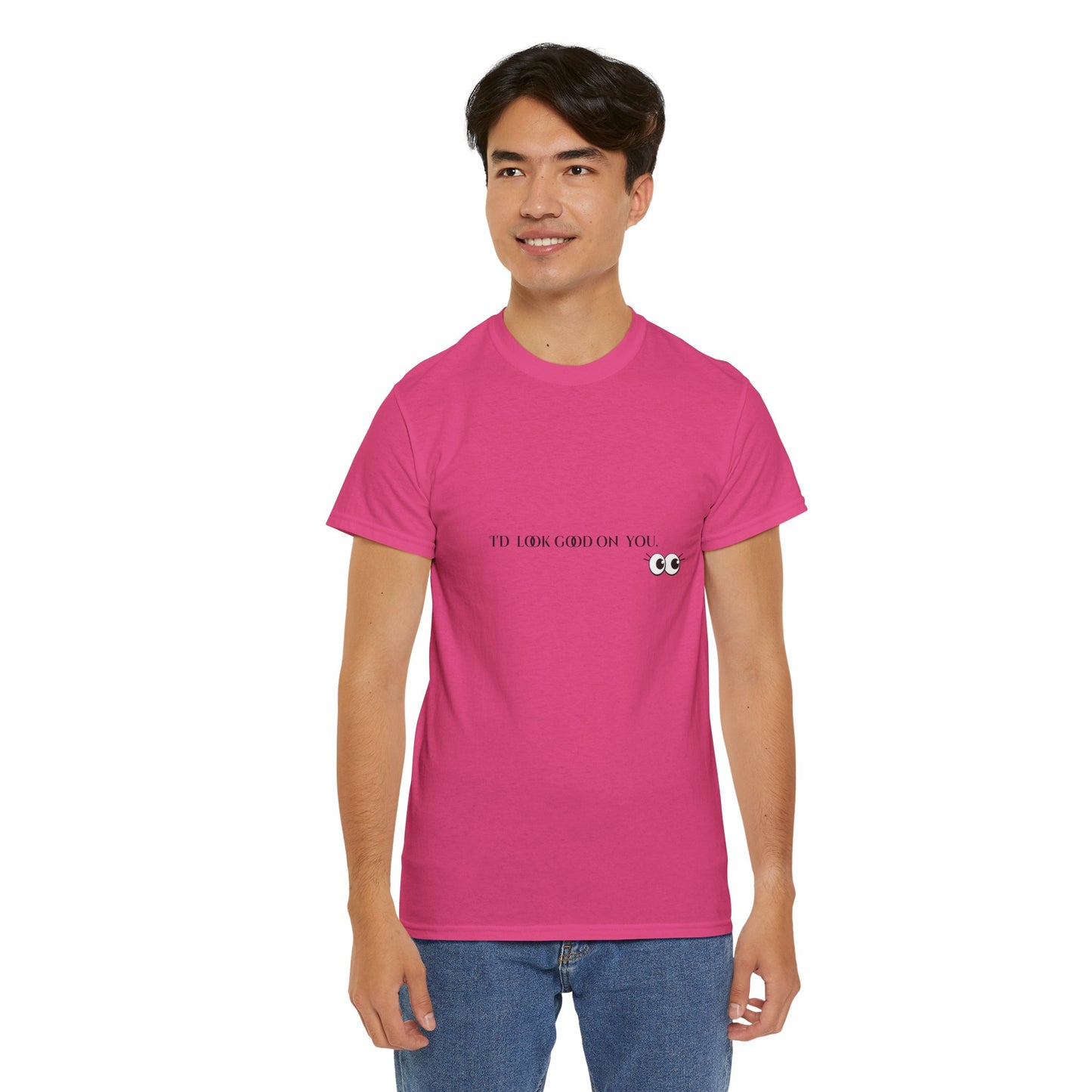 Unisex Heavy Cotton Tee - I'd Look Good On You Funny Graphic Shirt