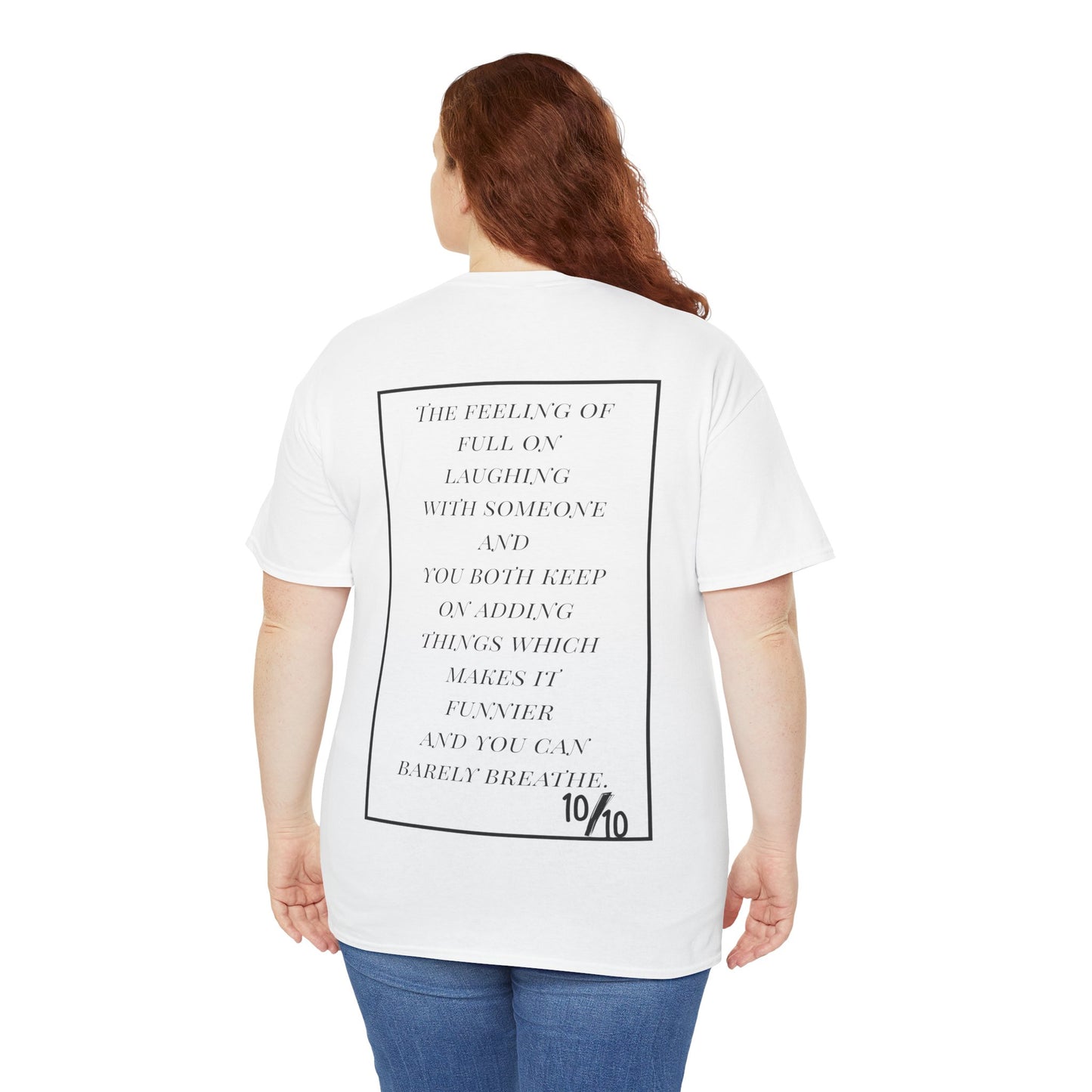 Unisex Heavy Cotton Tee - Smiley Face & Heartfelt Quote T-Shirt