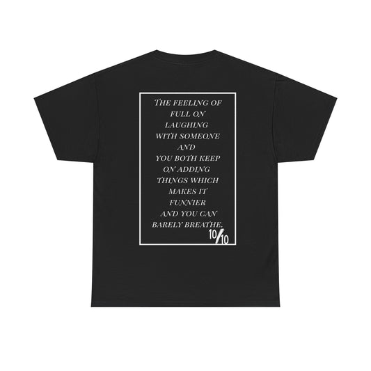 Unisex Heavy Cotton Tee - Smiley Face & Heartfelt Quote T-Shirt