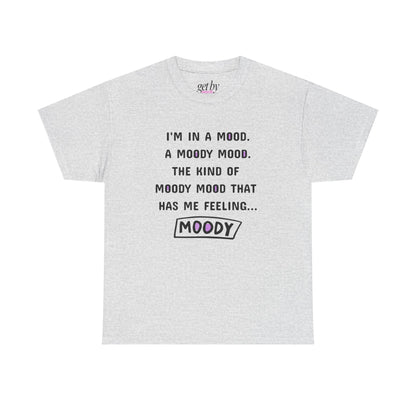 Moody Unisex Heavy Cotton Tee - Express Your Mood