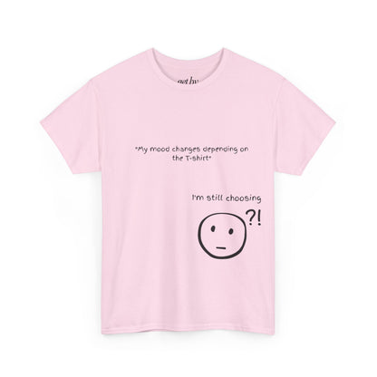 Mood Swing Unisex Heavy Cotton Tee – Perfect for Moments of Indecision!