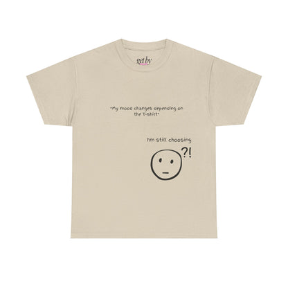 Mood Swing Unisex Heavy Cotton Tee – Perfect for Moments of Indecision!