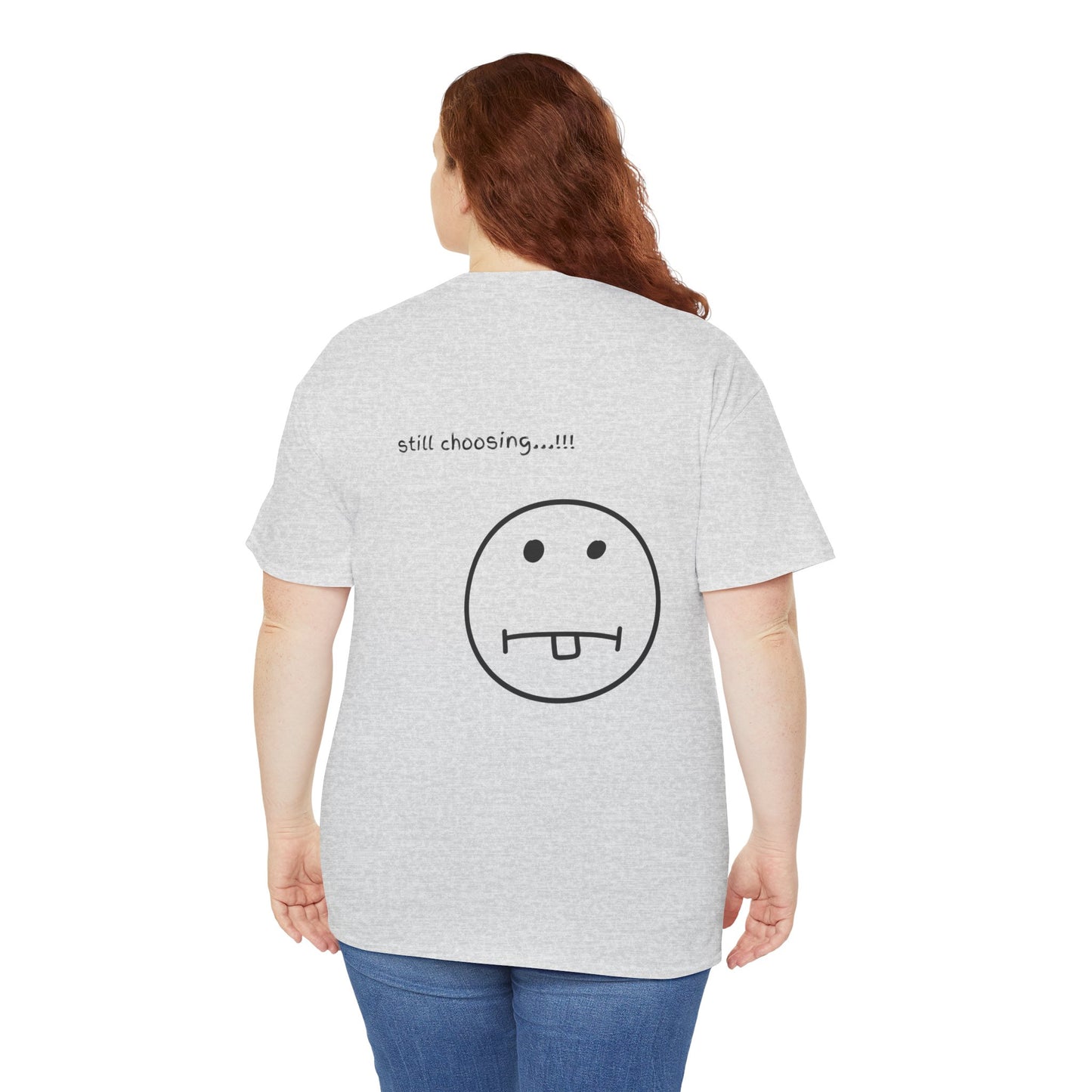 Mood Swing Unisex Heavy Cotton Tee – Perfect for Moments of Indecision!