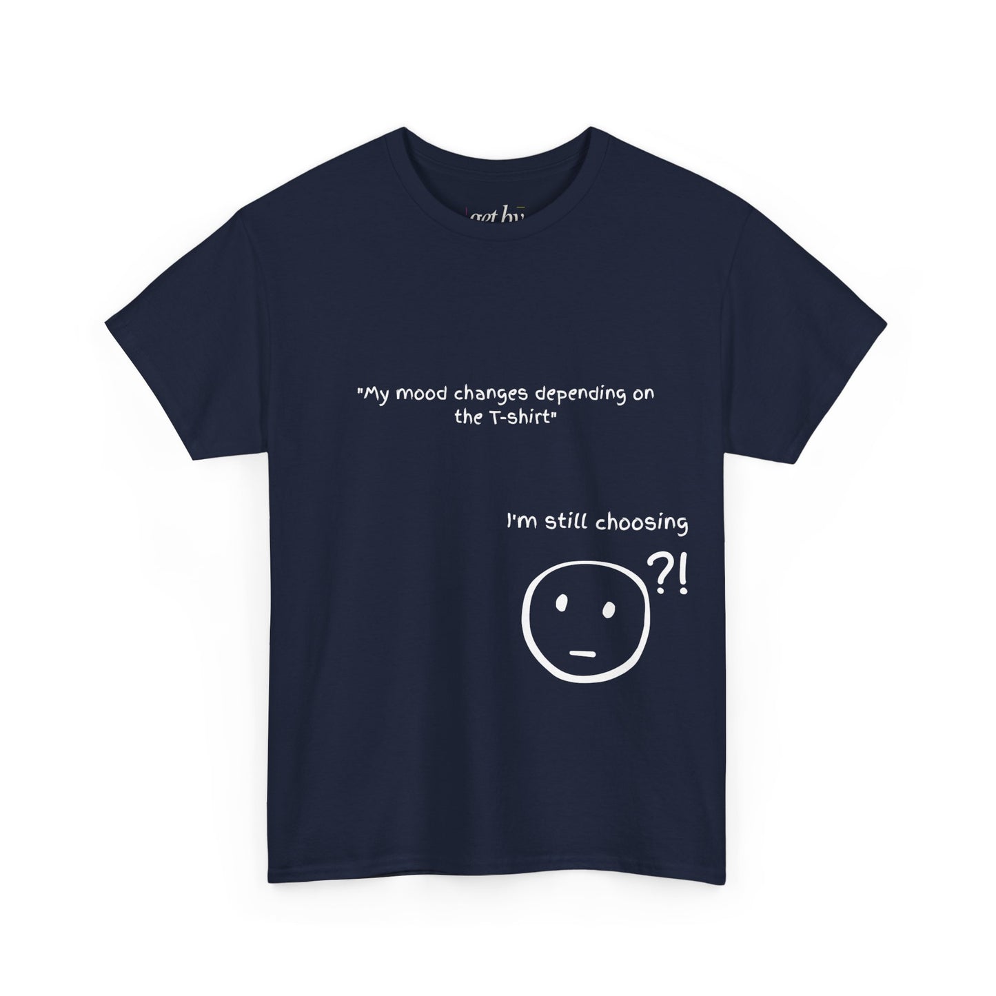 Mood Swing Unisex Heavy Cotton Tee – Perfect for Moments of Indecision!