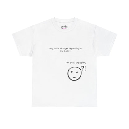 Mood Swing Unisex Heavy Cotton Tee – Perfect for Moments of Indecision!