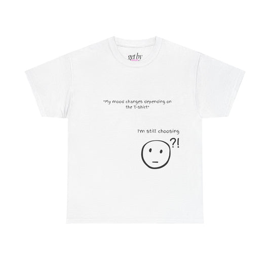 Mood Swing Unisex Heavy Cotton Tee – Perfect for Moments of Indecision!