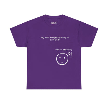 Mood Swing Unisex Heavy Cotton Tee – Perfect for Moments of Indecision!