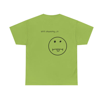 Mood Swing Unisex Heavy Cotton Tee – Perfect for Moments of Indecision!