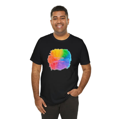 Rainbow Watercolor Unisex T-Shirt - Bit of a Mess