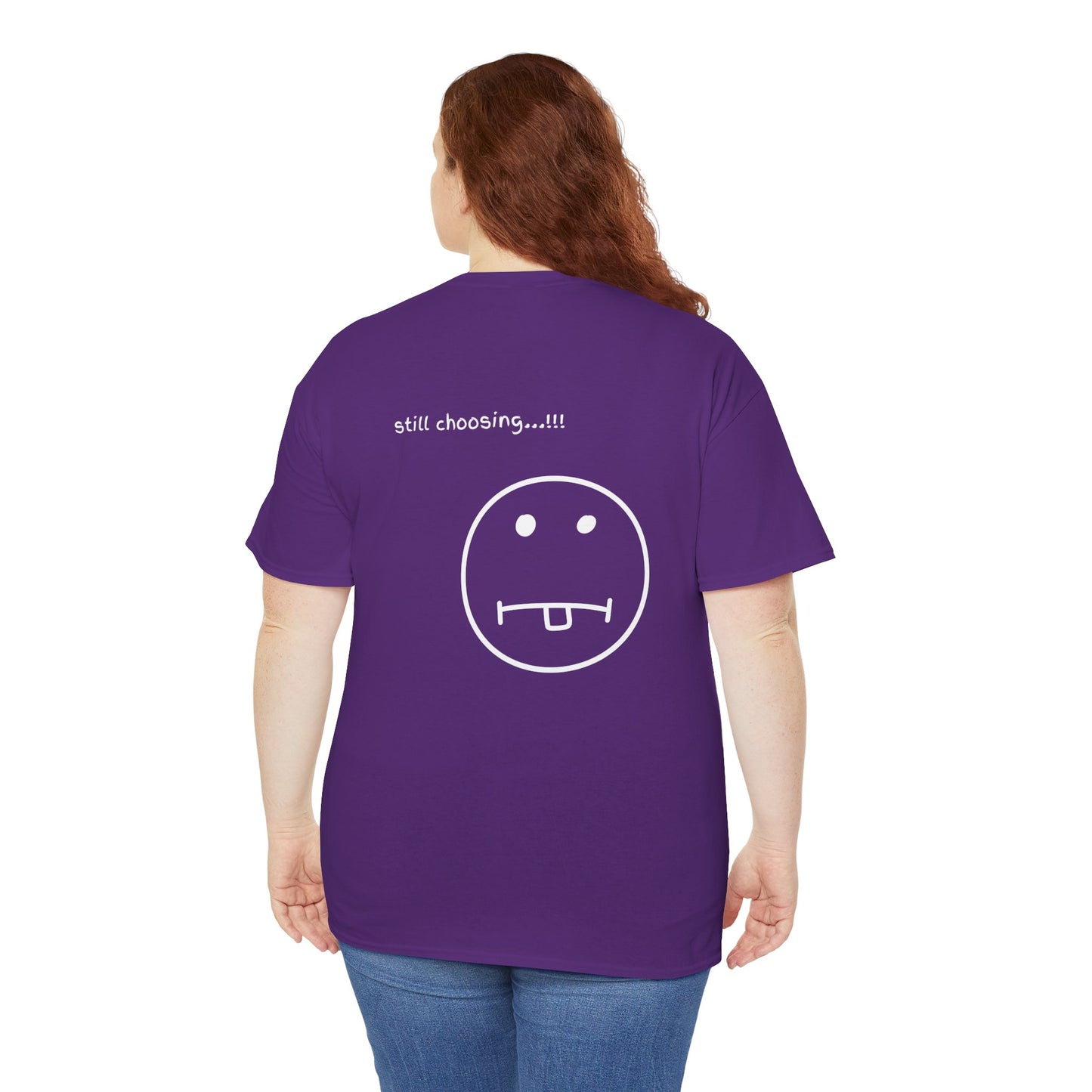 Mood Swing Unisex Heavy Cotton Tee – Perfect for Moments of Indecision!