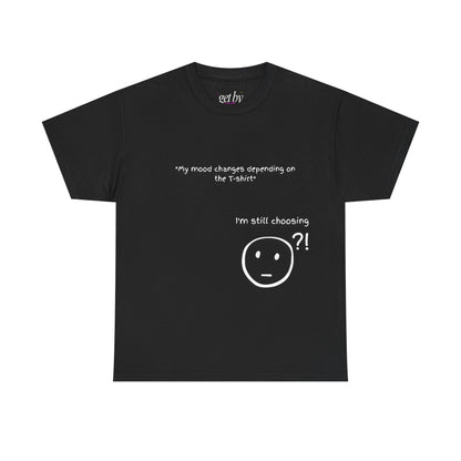 Mood Swing Unisex Heavy Cotton Tee – Perfect for Moments of Indecision!
