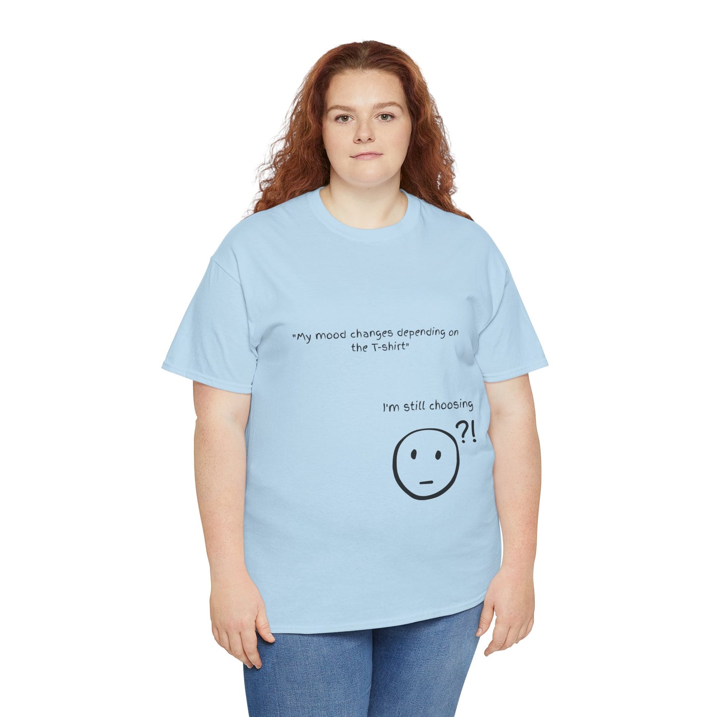 Mood Swing Unisex Heavy Cotton Tee – Perfect for Moments of Indecision!