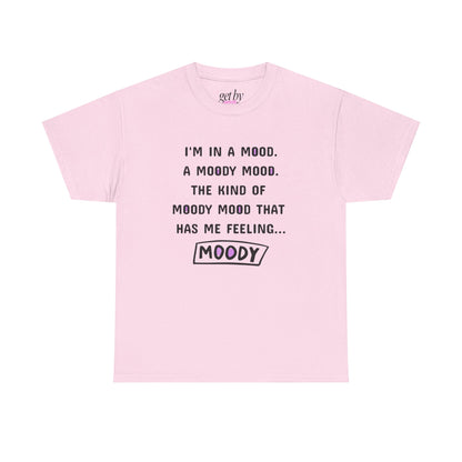 Moody Unisex Heavy Cotton Tee - Express Your Mood