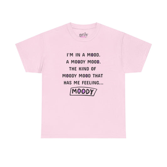 Moody Unisex Heavy Cotton Tee - Express Your Mood