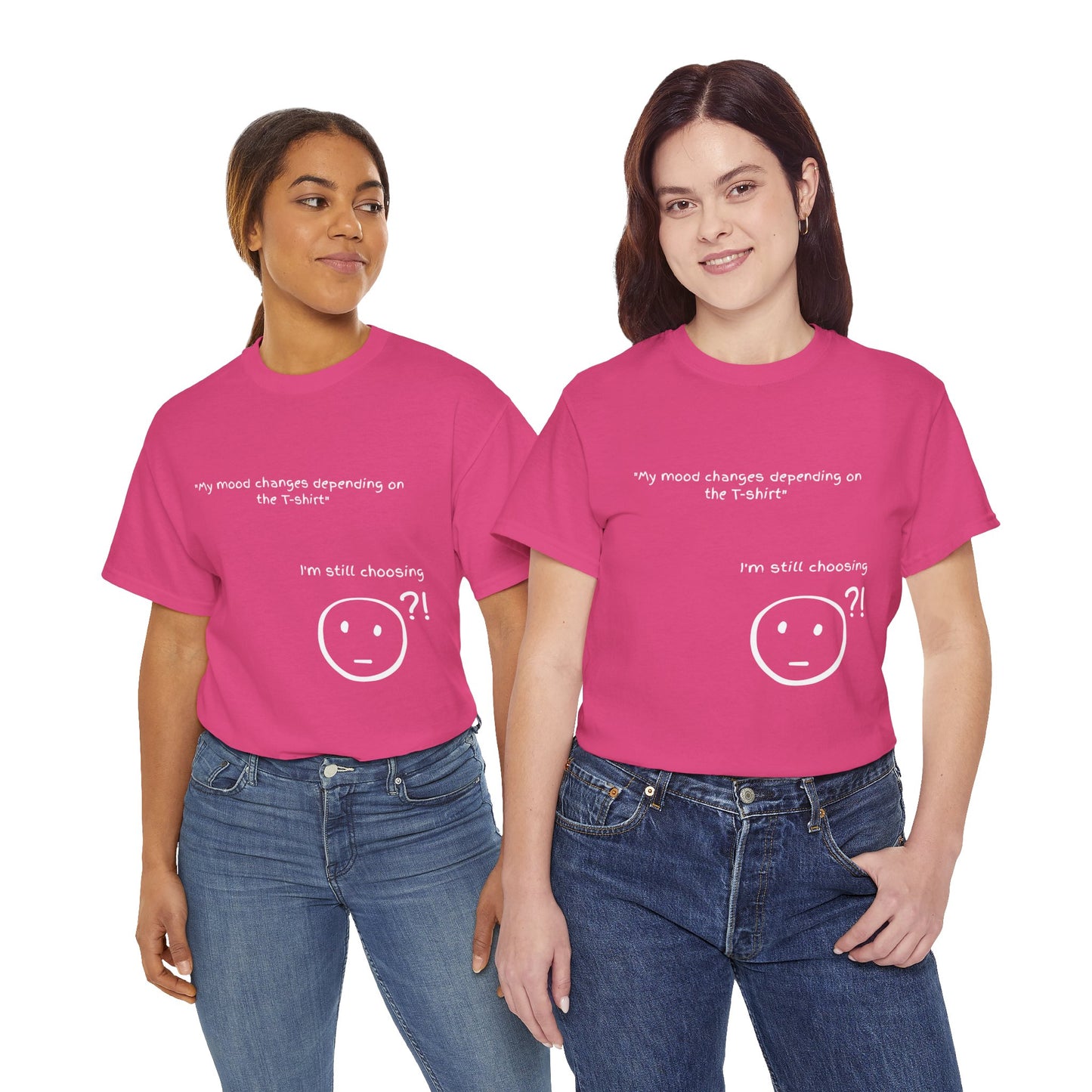 Mood Swing Unisex Heavy Cotton Tee – Perfect for Moments of Indecision!