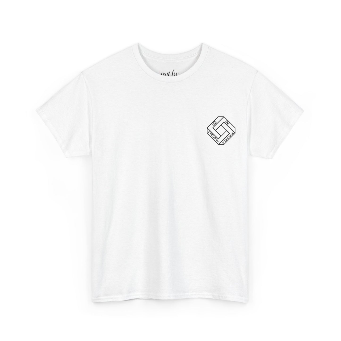 Motivational Unisex Heavy Cotton Tee - "Impossible Isn't" Inspirational Graphic T-Shirt