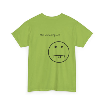 Mood Swing Unisex Heavy Cotton Tee – Perfect for Moments of Indecision!