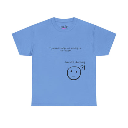 Mood Swing Unisex Heavy Cotton Tee – Perfect for Moments of Indecision!