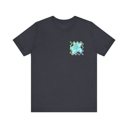 Colorful Graphic Unisex Jersey Tee – Be the energy!