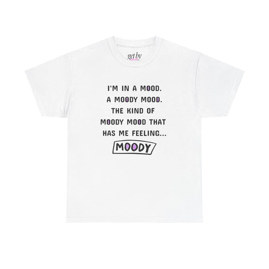 Moody Unisex Heavy Cotton Tee - Express Your Mood