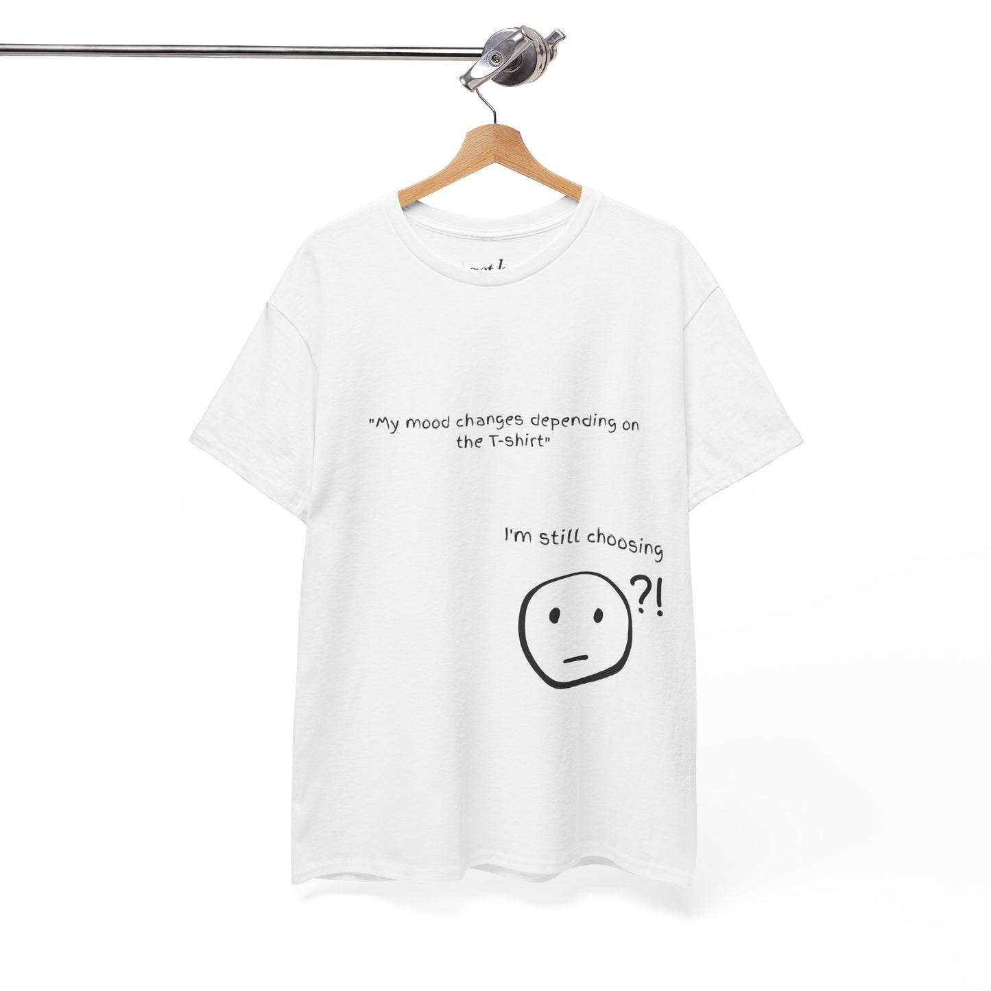 Mood Swing Unisex Heavy Cotton Tee – Perfect for Moments of Indecision!