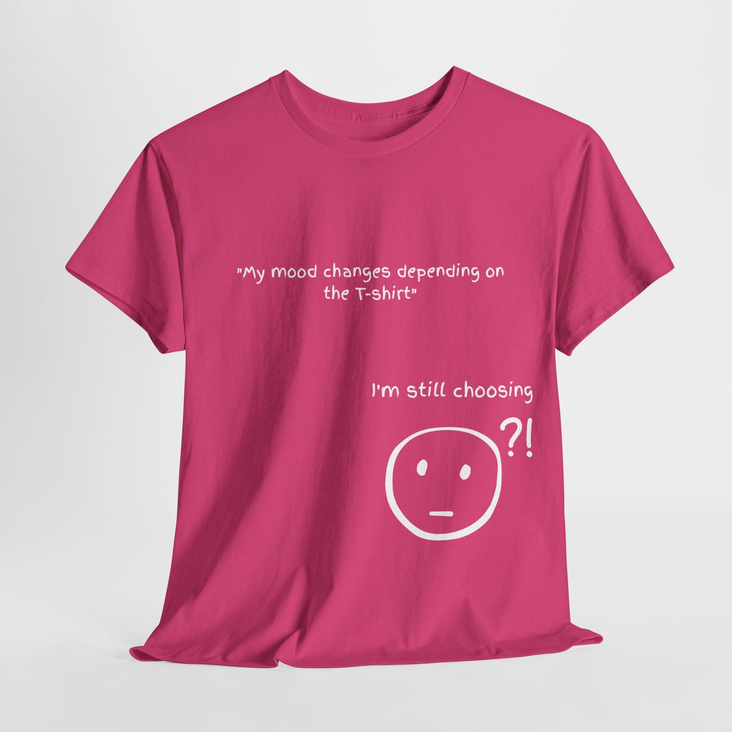 Mood Swing Unisex Heavy Cotton Tee – Perfect for Moments of Indecision!