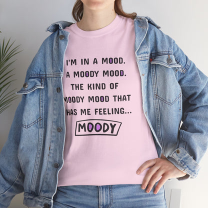Moody Unisex Heavy Cotton Tee - Express Your Mood