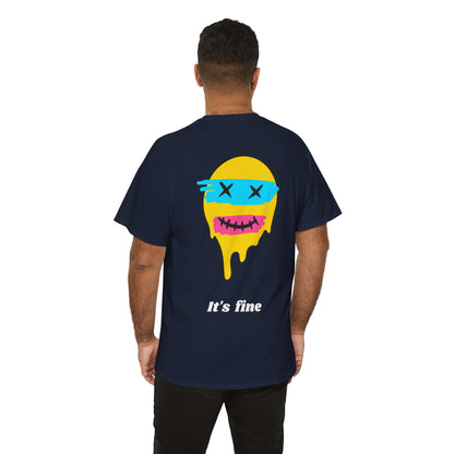 Unisex Heavy Cotton Tee - 'Another Fine Day Ruined by Adulthood' Graphic Shirt