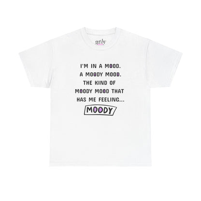 Moody Unisex Heavy Cotton Tee - Express Your Mood