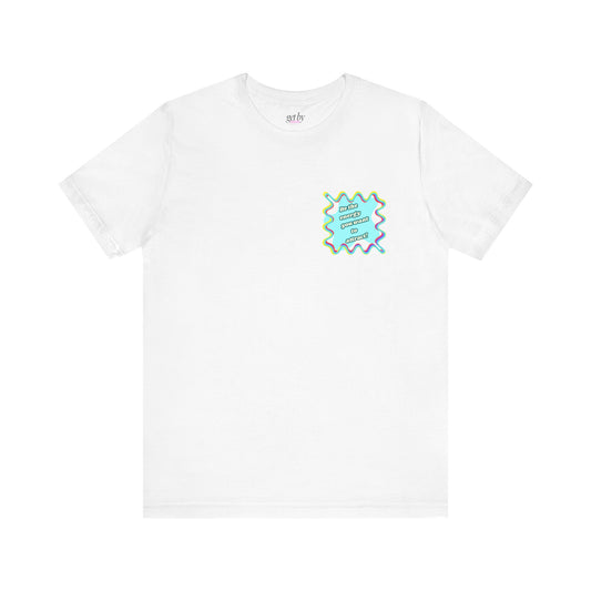 Colorful Graphic Unisex Jersey Tee – Be the energy!