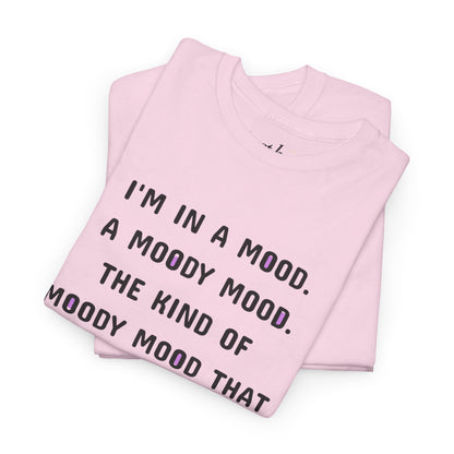 Moody Unisex Heavy Cotton Tee - Express Your Mood
